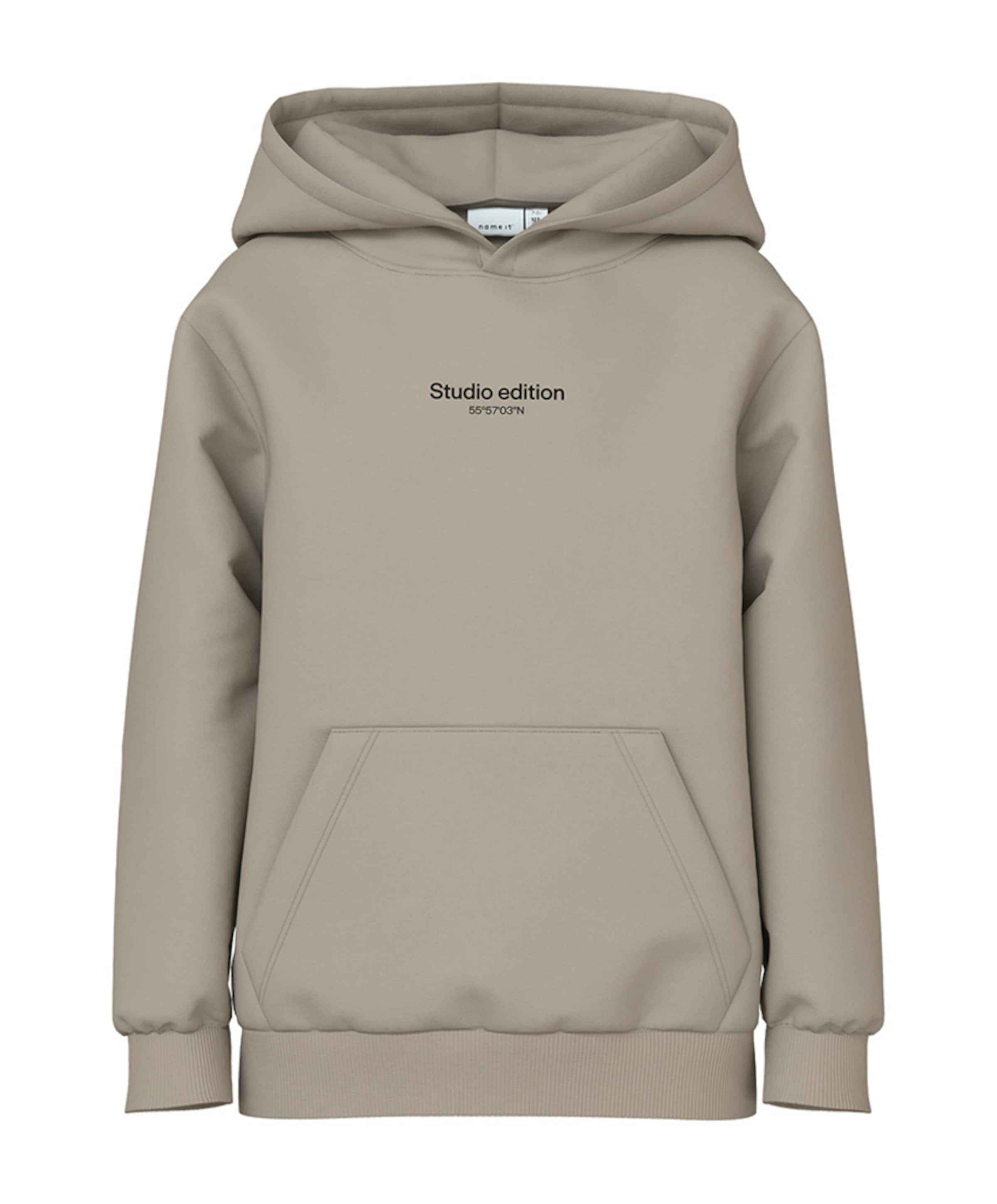 Jongens hoodie beige
