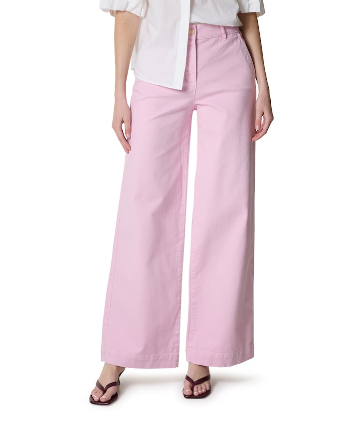 ROSE dames broek roze