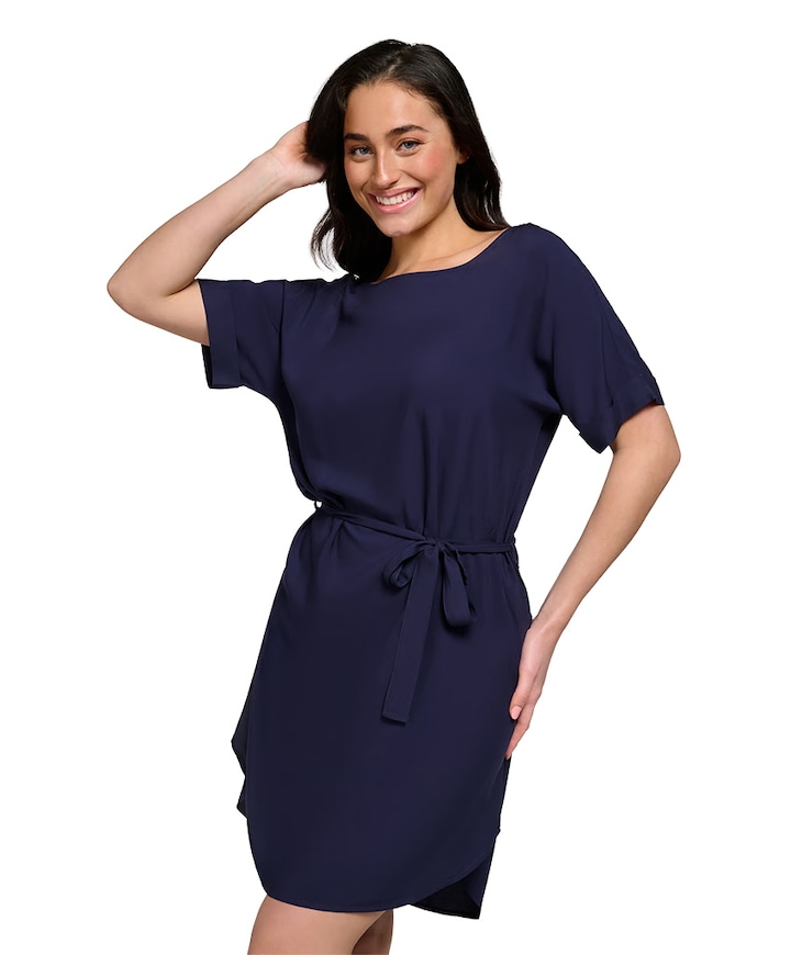 Dames jurk blauw
