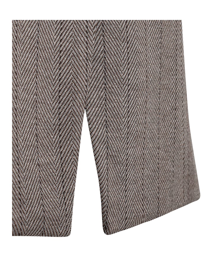 Dames gilet beige