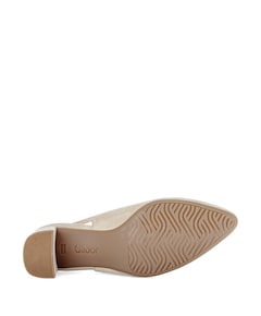 dames slingbacks beige