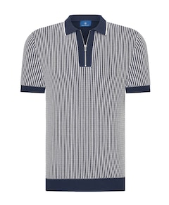 Heren polo blauw