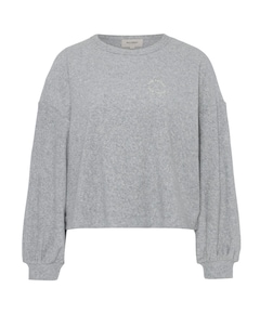 Dames pyjamatop grijs