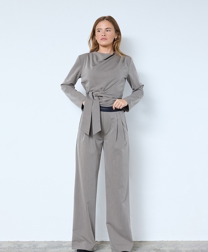 TengaCC Logo LL dames broek beige