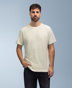 Heren T-shirt beige