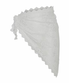 Dames sjaal ecru