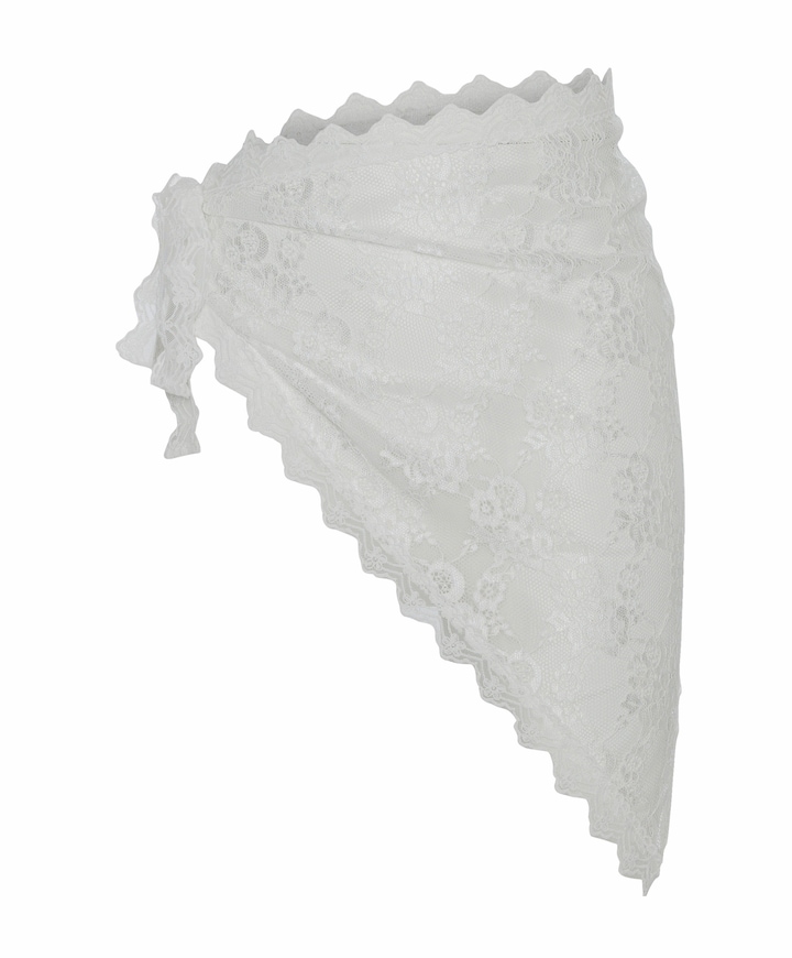 Dames sjaal ecru