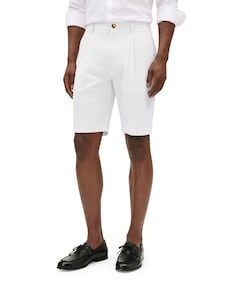 DC SEERSUCKER heren korte broek wit