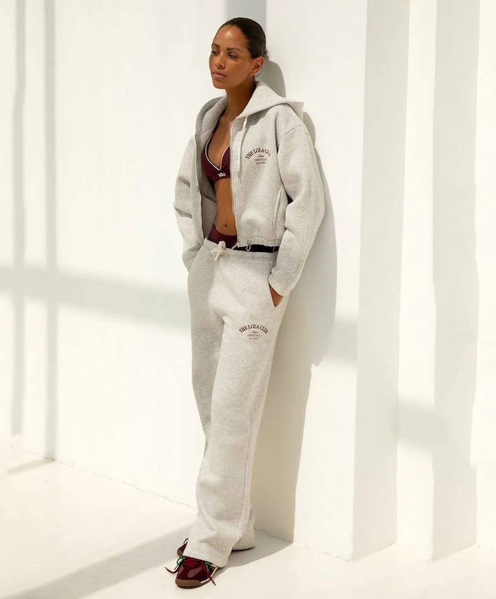 Maya dames trainingsbroek grijs