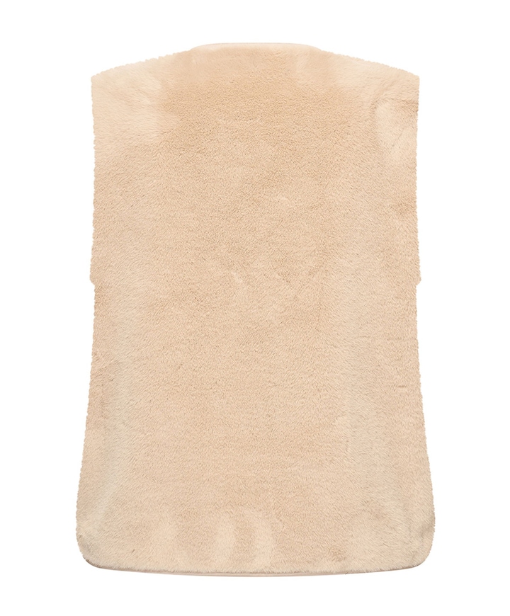 Dames gilet beige