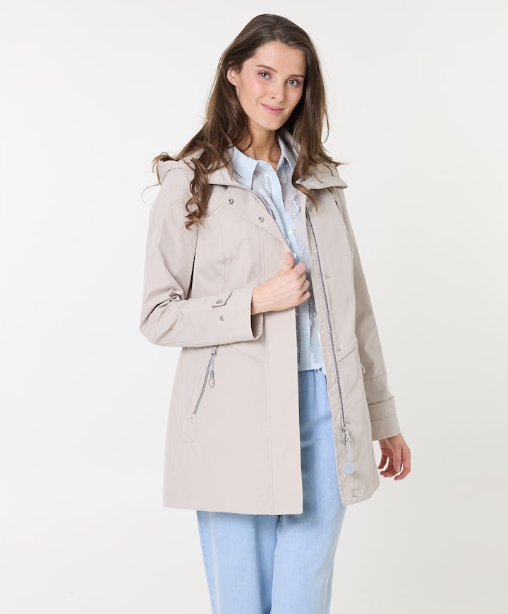 Dames jas beige