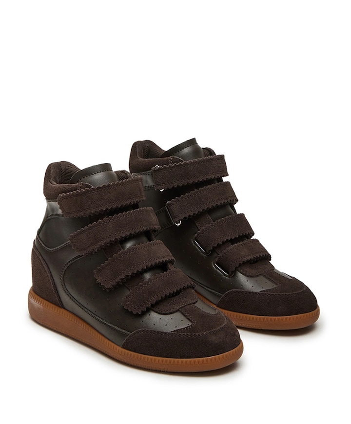 Mustang dames sneakers bruin