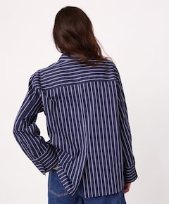 Dames blouse blauw