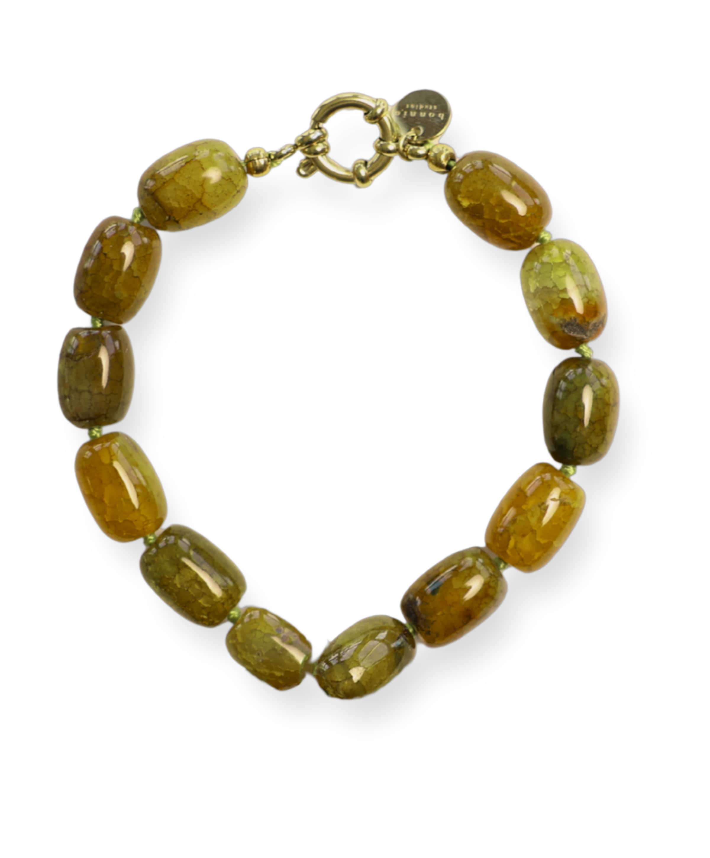 Dames armband groen