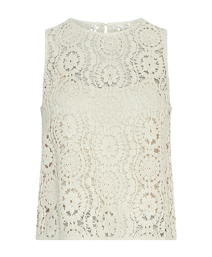 Dames top beige