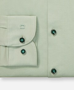 Heren overhemd lange mouw groen