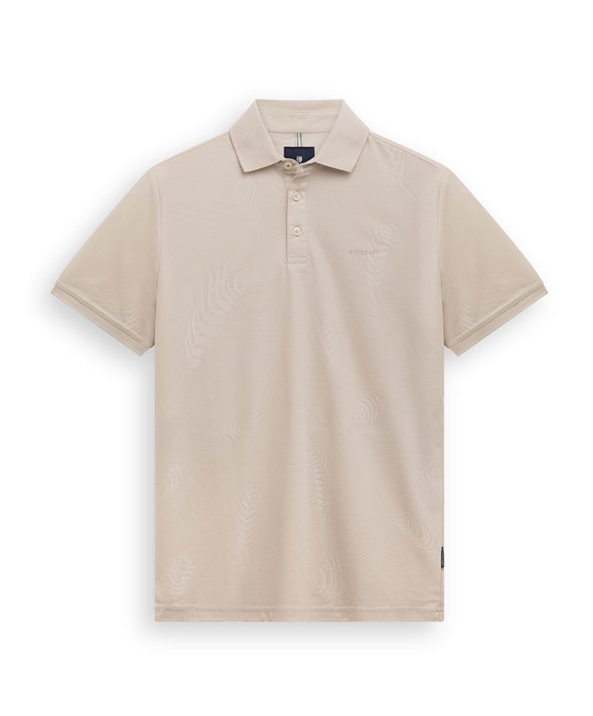 Heren polo beige