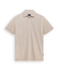 Heren polo beige
