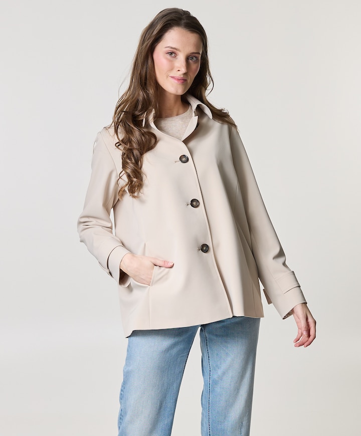 Dames jas beige