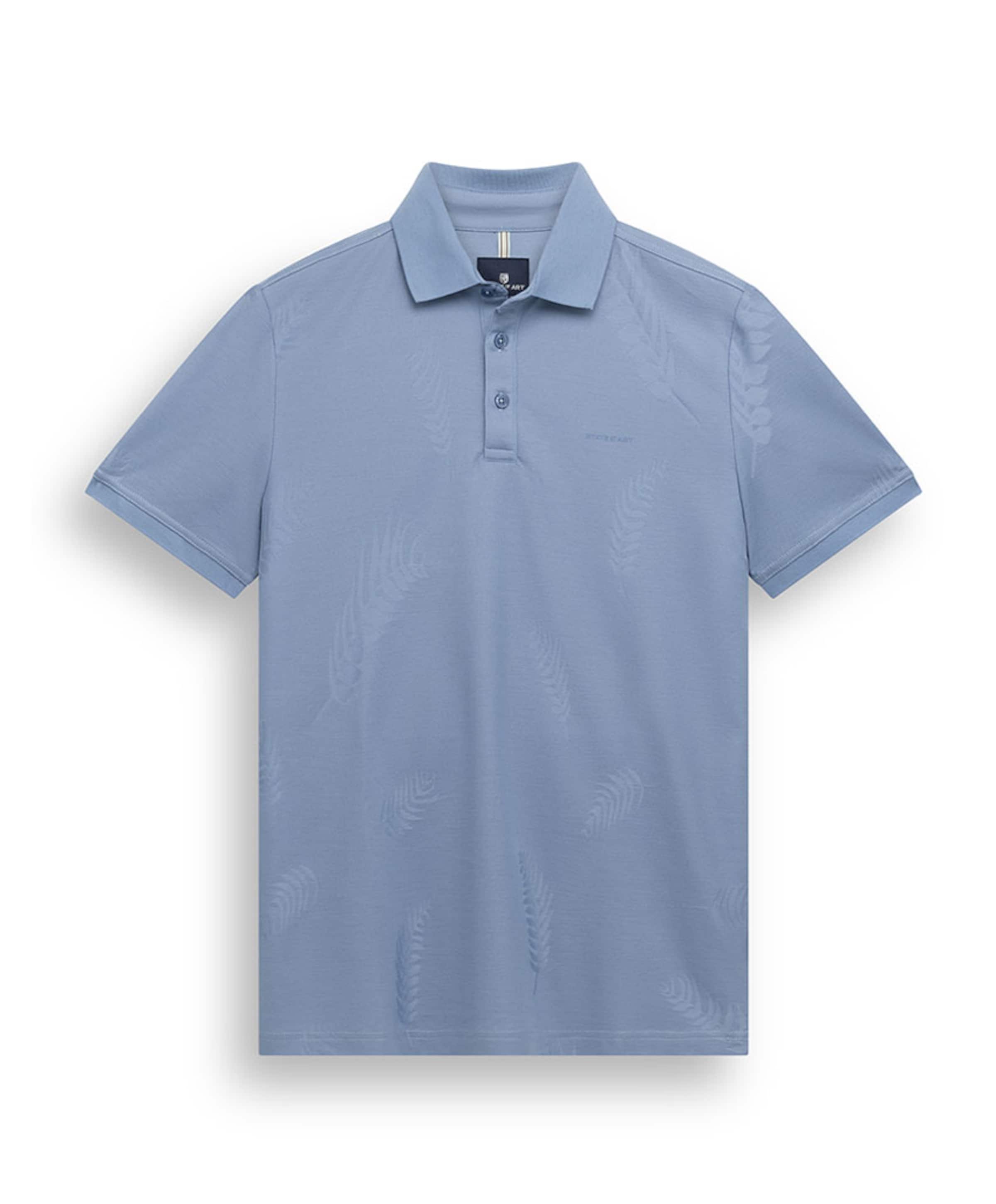 Heren polo blauw