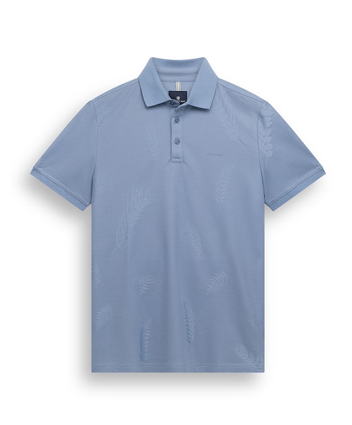 Heren polo blauw