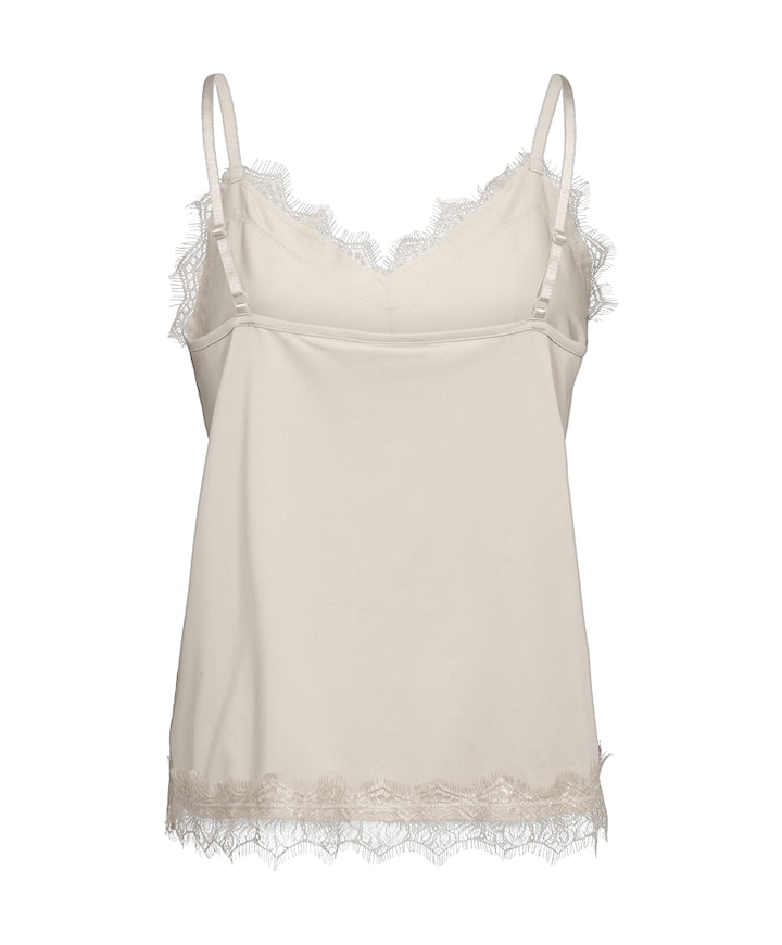 Dames top ecru