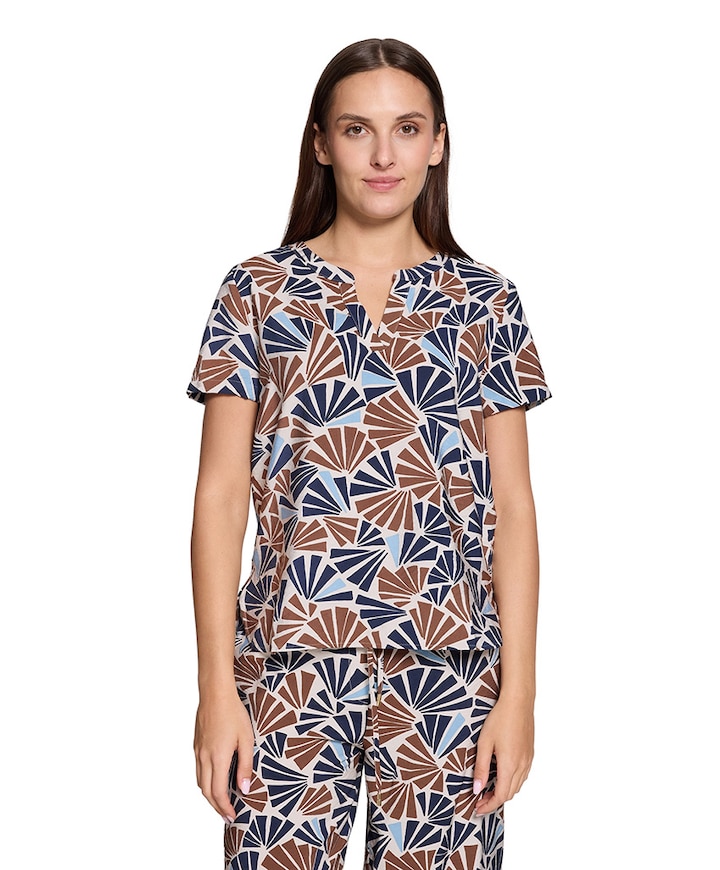 Dames blouse blauw
