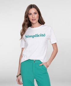 Dames T-shirt ecru