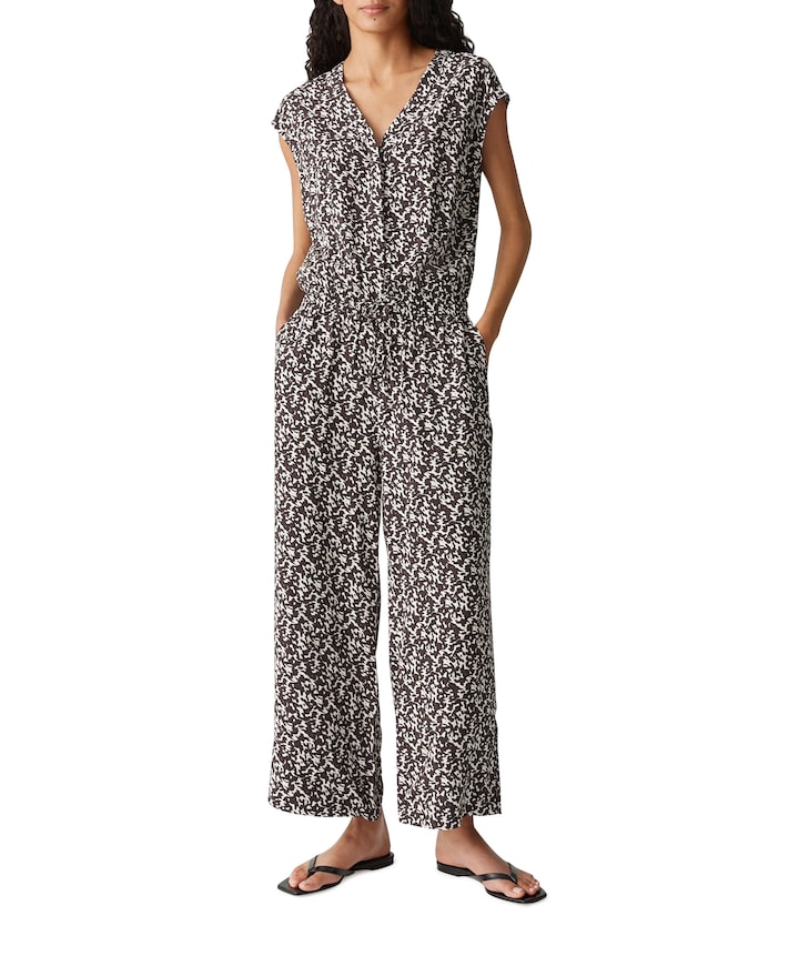 Moneli shadow jumpsuit bruin