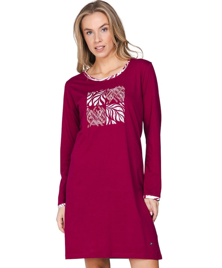 Dames nachthemd rood