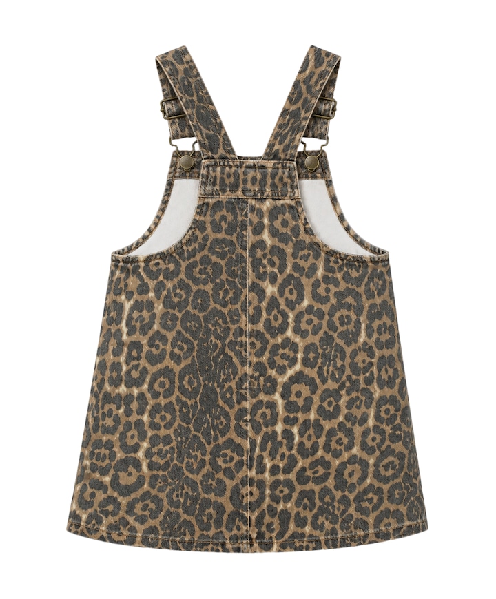 Meisjes jurk bruin