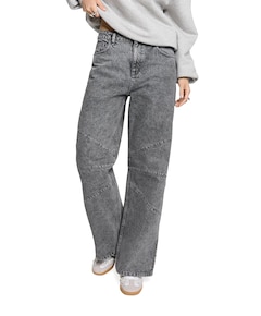 CUTSEAM DENIM dames jeans grijs