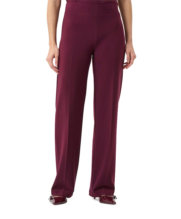 Pant dames pantalon bordeaux