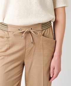 Sue Wide 7/8 dames broek beige