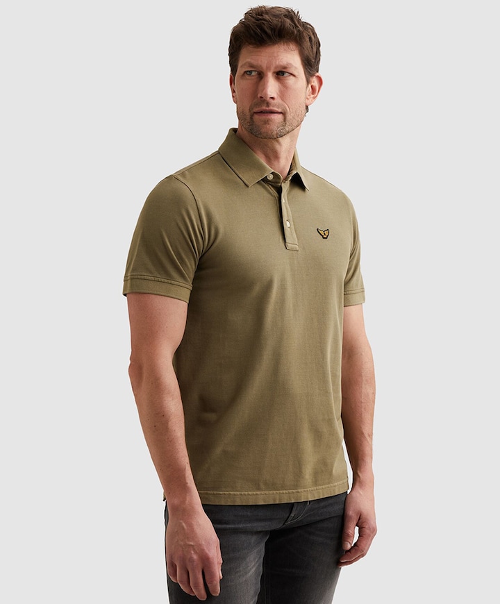Heren polo groen