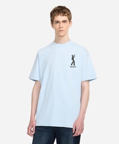 Heren T-shirt blauw