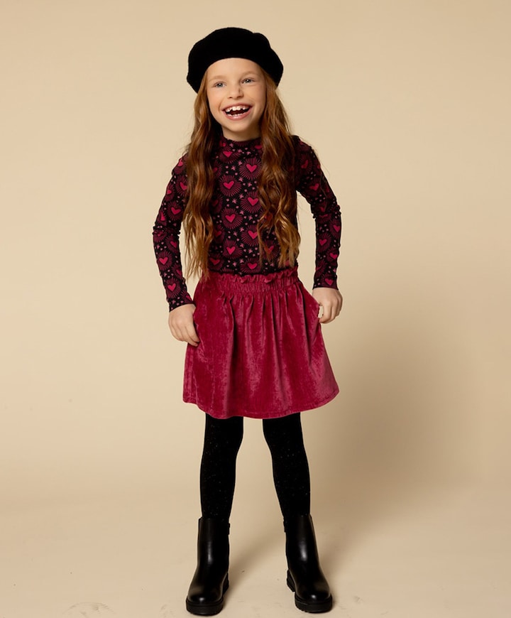 Meisjes longsleeve zwart