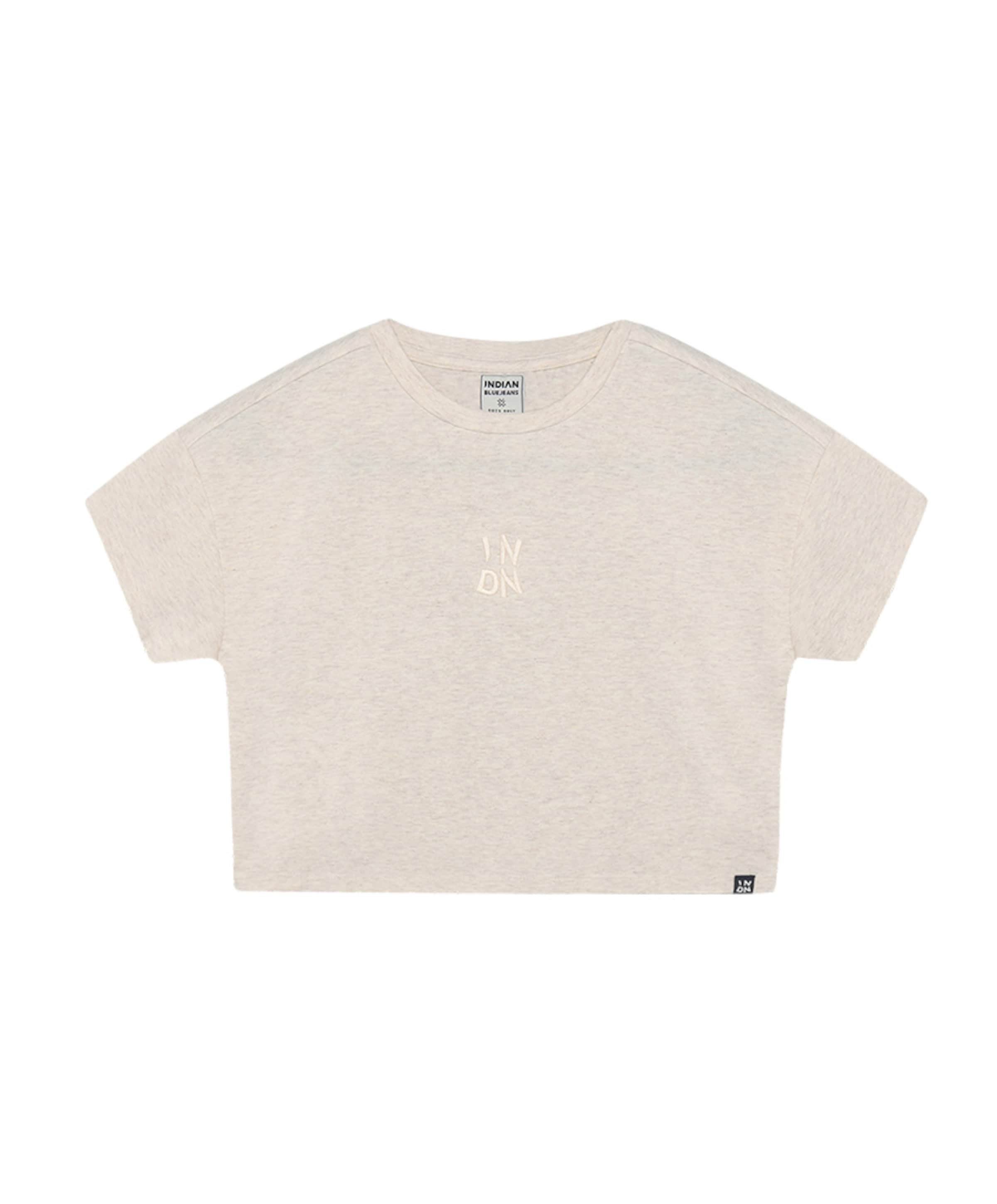Meisjes t-shirt beige
