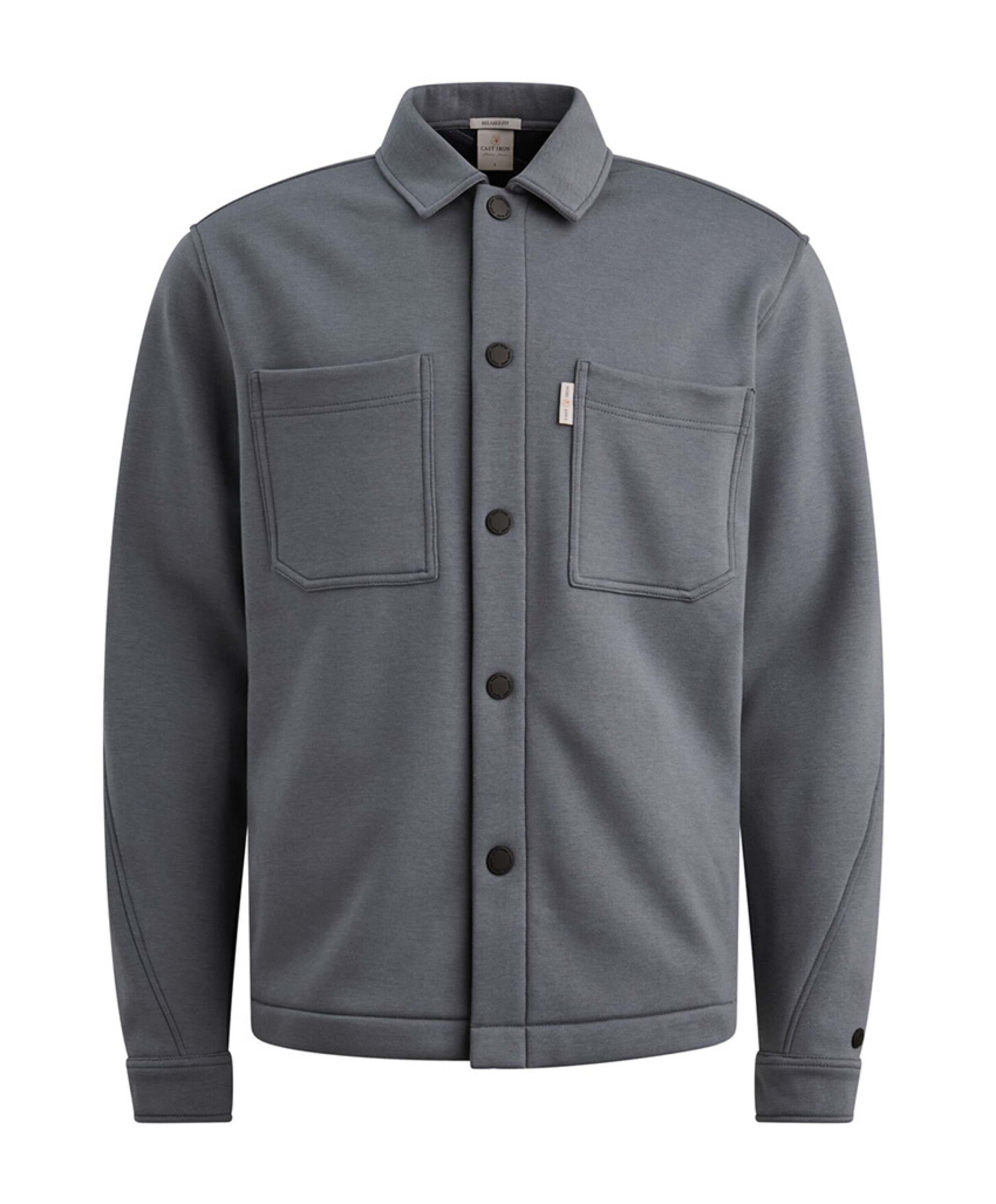 Heren overshirt grijs