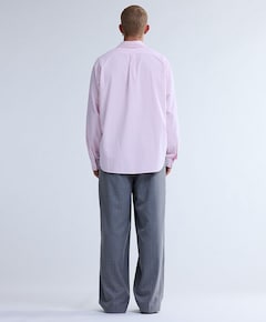 Heren overhemd lange mouw roze