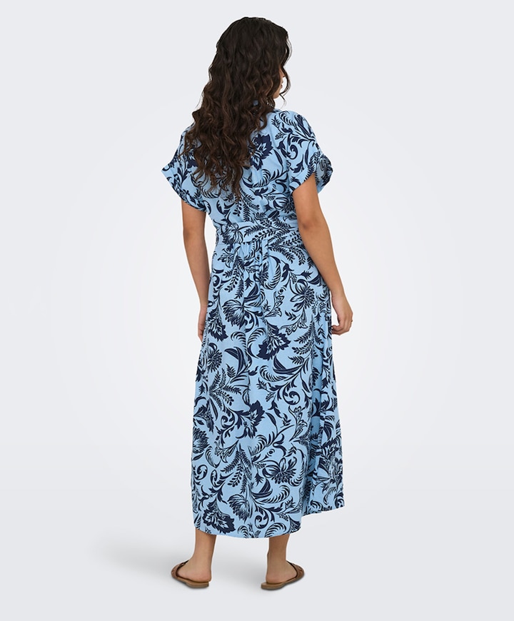 Dames jurk blauw