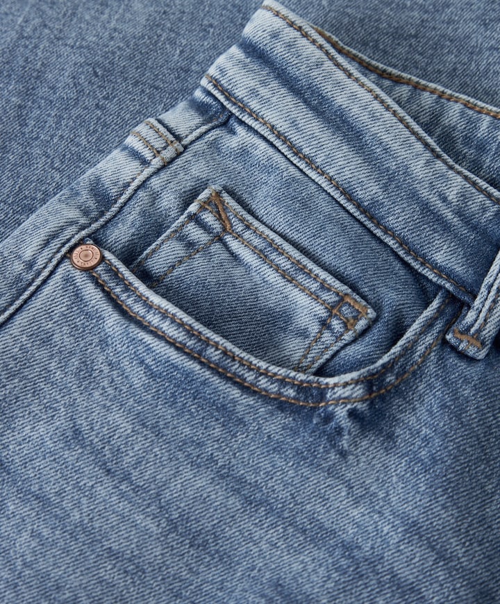 NKFROSE X-WIDE LW JEANS 1322-BC NOO meisjes jeans blauw