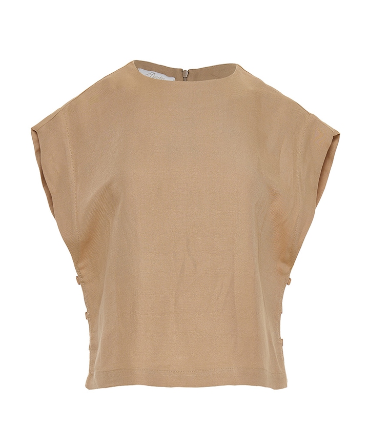 Dames top beige