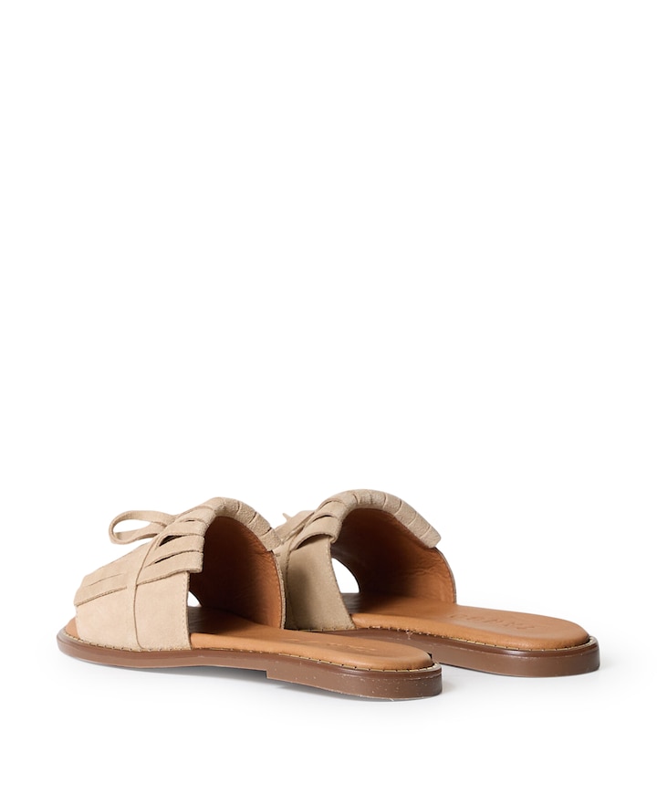 dames slippers beige