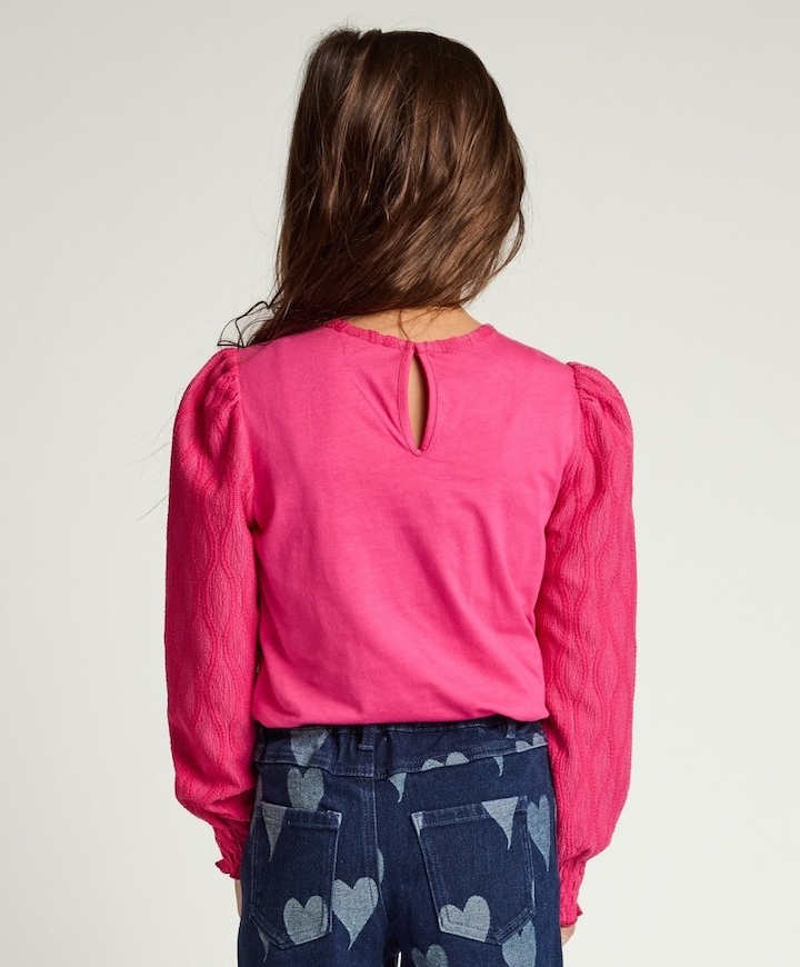 Meisjes longsleeve roze