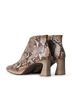 Atlanta dames enkellaarzen beige