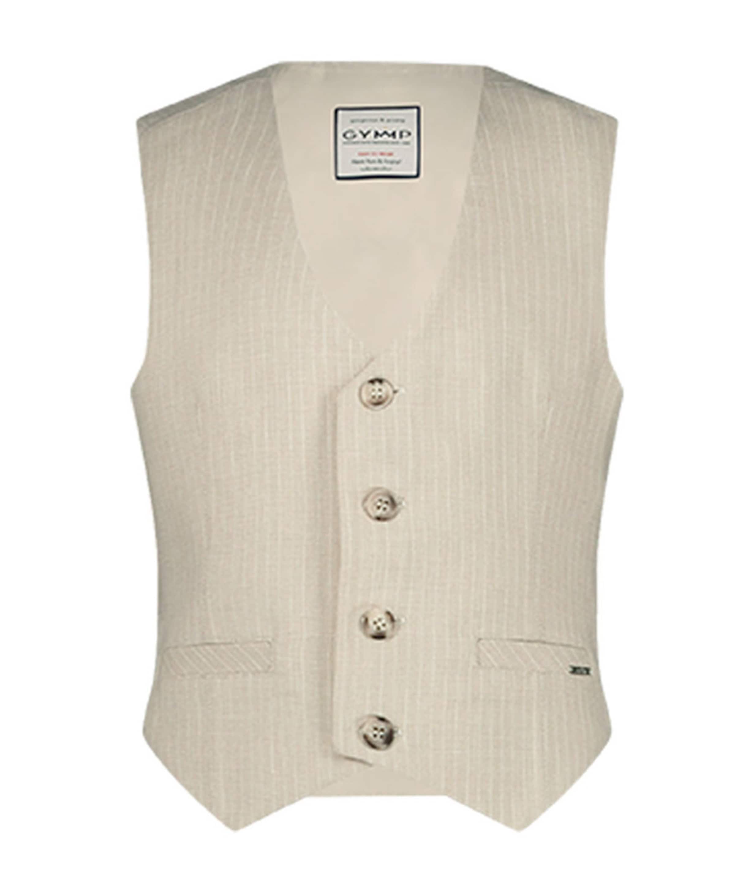 Jongens gilet beige