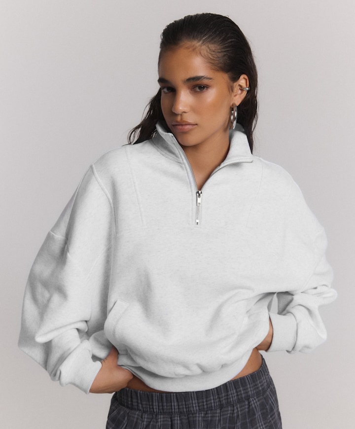 Dames sweater grijs