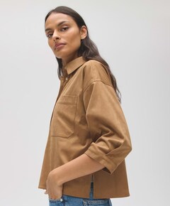 Dames blouse bruin