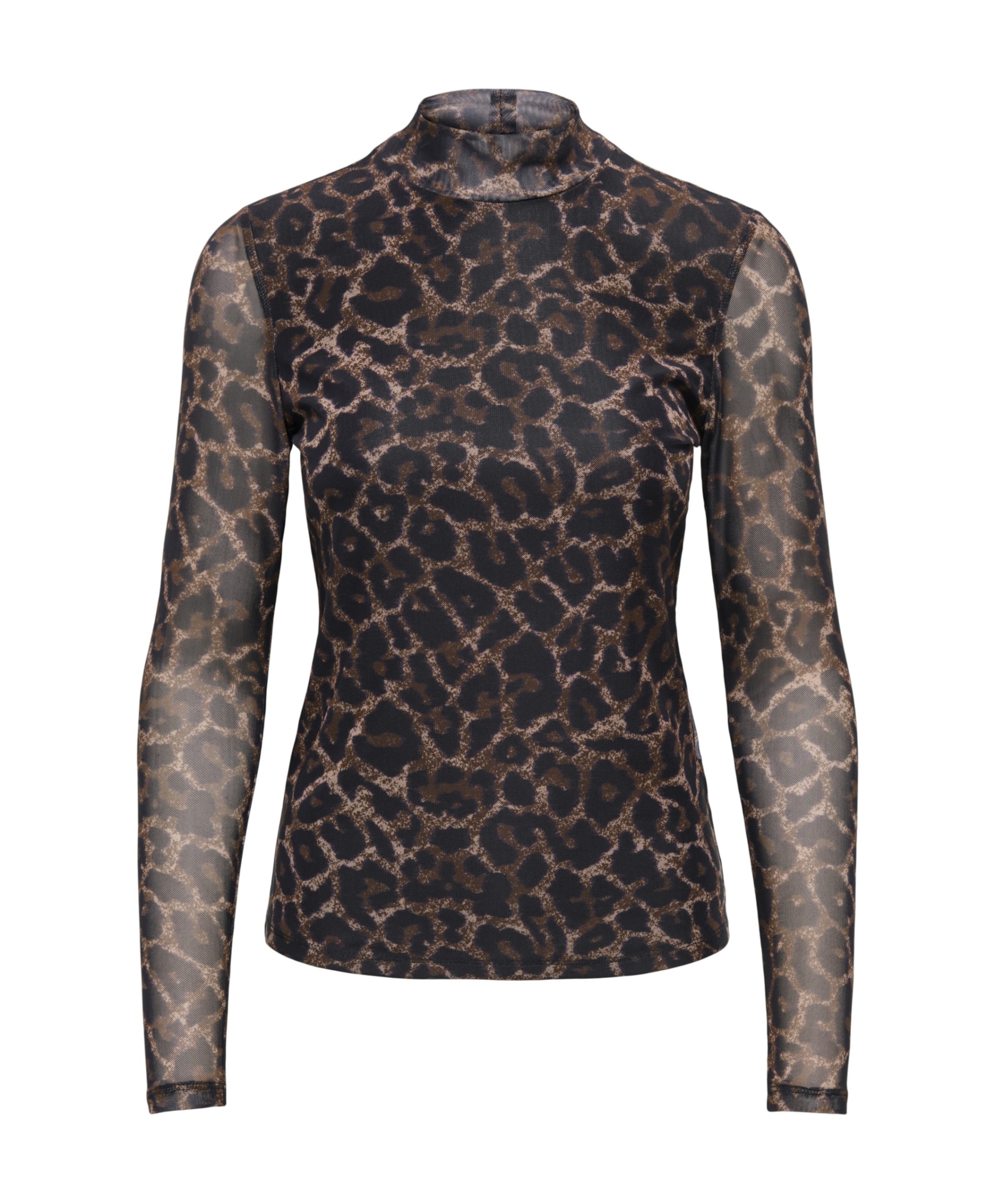 Dames top bruin
